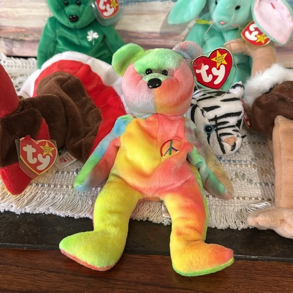 Y2K Collectable Ty Collection Of Beanie Babies Rare & Retired 1990's